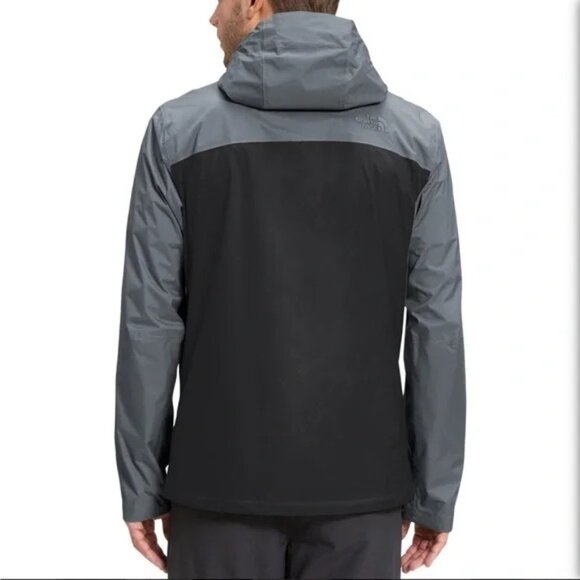 NWOT The North Face Men's Black Gray Venture 2 Hooded Rain Jacket Size XXL 3038 - Picture 7 of 14